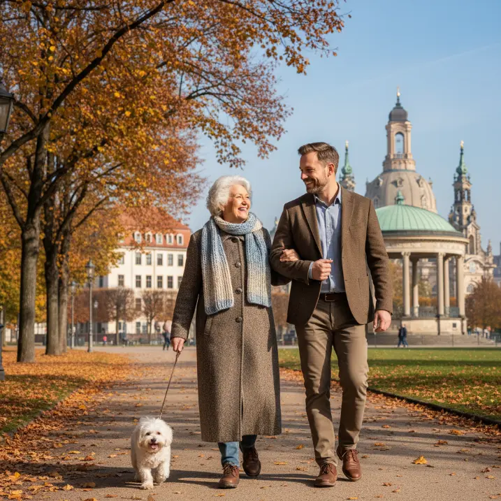ein spaziergang im grünen